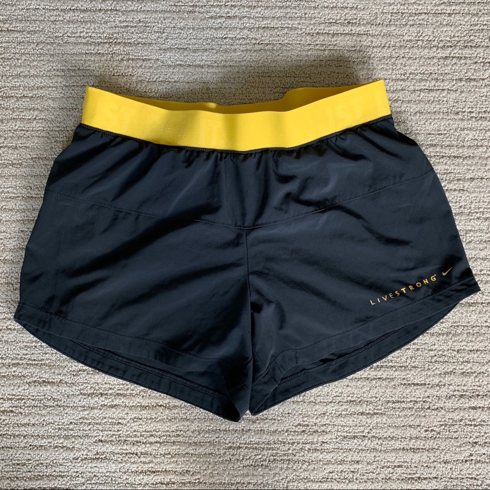 Nike Livestrong Workout Shorts w Built In Spandex